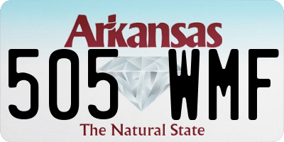 AR license plate 505WMF