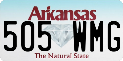 AR license plate 505WMG