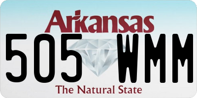 AR license plate 505WMM