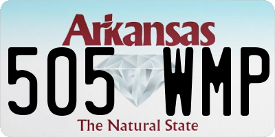 AR license plate 505WMP