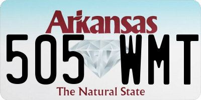AR license plate 505WMT