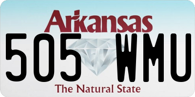 AR license plate 505WMU