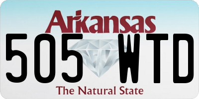 AR license plate 505WTD