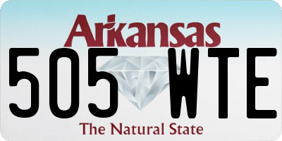 AR license plate 505WTE