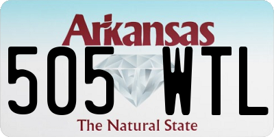 AR license plate 505WTL
