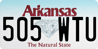 AR license plate 505WTU