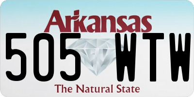 AR license plate 505WTW