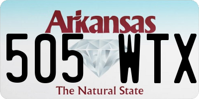 AR license plate 505WTX