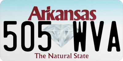AR license plate 505WVA