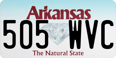 AR license plate 505WVC