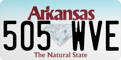 AR license plate 505WVE