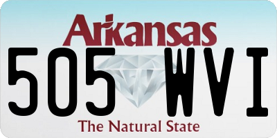 AR license plate 505WVI