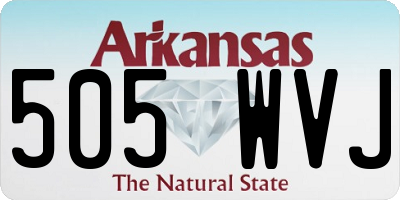 AR license plate 505WVJ