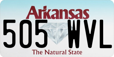 AR license plate 505WVL
