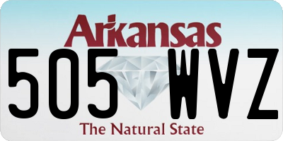 AR license plate 505WVZ
