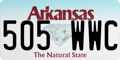 AR license plate 505WWC