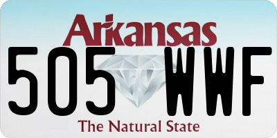 AR license plate 505WWF