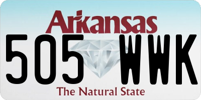 AR license plate 505WWK