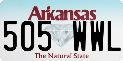 AR license plate 505WWL