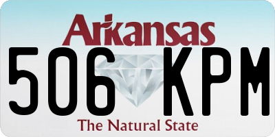 AR license plate 506KPM