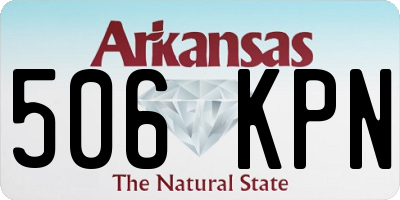 AR license plate 506KPN