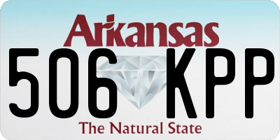 AR license plate 506KPP