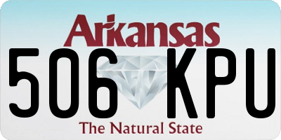 AR license plate 506KPU
