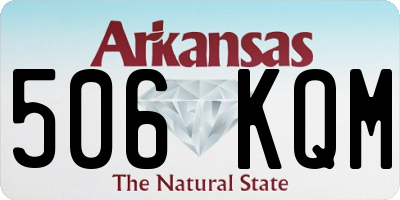 AR license plate 506KQM
