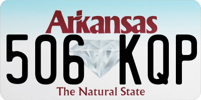 AR license plate 506KQP