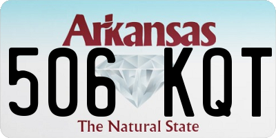 AR license plate 506KQT
