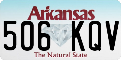 AR license plate 506KQV