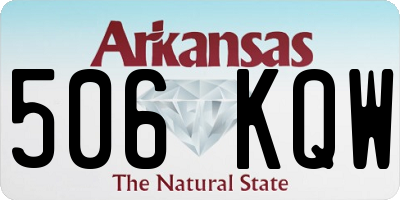 AR license plate 506KQW