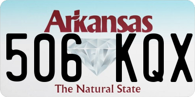 AR license plate 506KQX