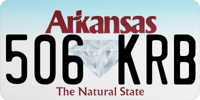 AR license plate 506KRB