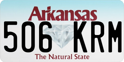 AR license plate 506KRM