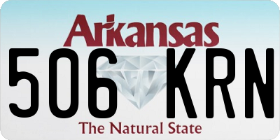 AR license plate 506KRN