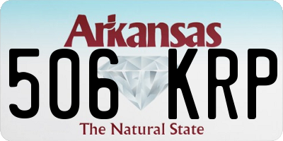 AR license plate 506KRP