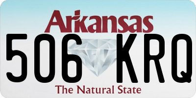 AR license plate 506KRQ