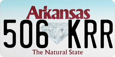 AR license plate 506KRR