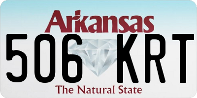 AR license plate 506KRT