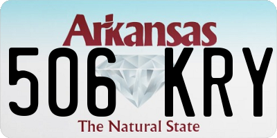 AR license plate 506KRY