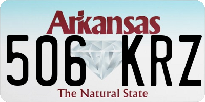 AR license plate 506KRZ