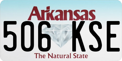 AR license plate 506KSE
