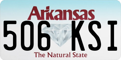 AR license plate 506KSI