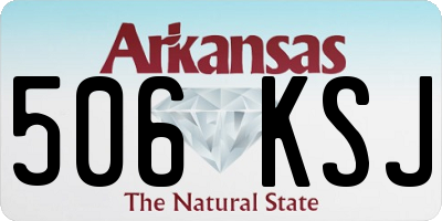 AR license plate 506KSJ