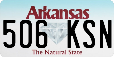 AR license plate 506KSN