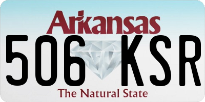 AR license plate 506KSR