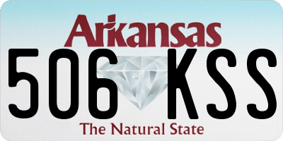 AR license plate 506KSS