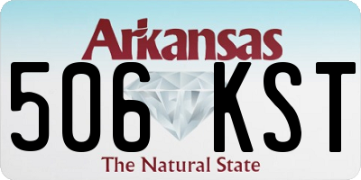 AR license plate 506KST