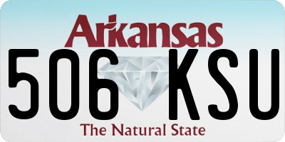 AR license plate 506KSU